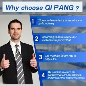 Qipang 500mm spool Cáp quanh co máy 2-3mm nhôm dây silicon cao su Cáp mất máy - Product Image 5