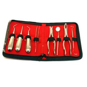 Kit d'instruments de chirurgie dentaire Forceps d'ascenseur entièrement stérilisé et orthodontique - Product Image 3