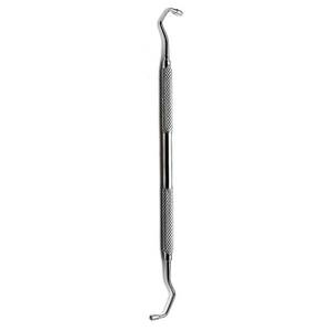 Cucharas de injerto de doble punta de acero inoxidable de alta calidad, instrumentos quirúrgicos dentales manuales con certificación CE - Product Image 3