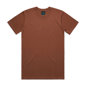 เสื้อยืดสไตล์แฟชั่นสีเคลย์ที่มีสีไฟสีรุ้งสั่งทำได้ตามที่ต้องการ - Product Image 1
