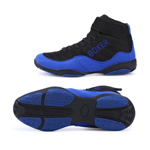 Zapatos de boxeo de alta calidad disponibles en diseño personalizado Color Logo Nombre y tamaños Botas de boxeo Zapatos de entrenamiento - Product Image 6