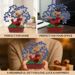 Arbre de protection Feng Shui en perles de cristal œil porte-bonheur pour une maison à énergie positive - Product Image 3