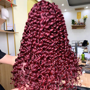 วิกผมหยิกจาก8นิ้วถึง32นิ้ววิกผมคนเวียดนามวิกผมลูกไม้ด้านหน้าวิกผมเรมีลูกไม้ธรรมชาติ - Product Image 1