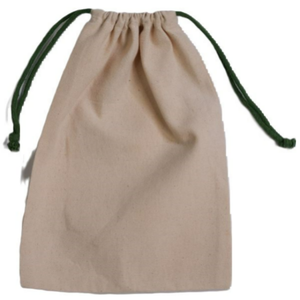 Luxury Custom Printed 100% Organic Cotton Drawstring <b>Bag</b> New Eco-Friendly Trendy Reusable <b>Medium</b> <b>Size</b> Promotional Packaging <b>Bag</b> - Product Image 1