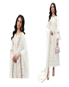 Lanzando un impresionante traje recto con estampado greenbandhej combinado con un palazzo de crepé puro y una hermosa dupatta CON ABALORIOS - Product Image 1