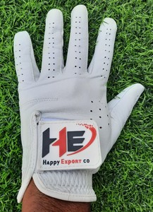 Qualité supérieure Logo personnalisé Gants de golf pour hommes en cuir véritable Main gauche et droite pour le sport Utilisez les meilleurs gants de golf de qualité supérieure - Product Image 6