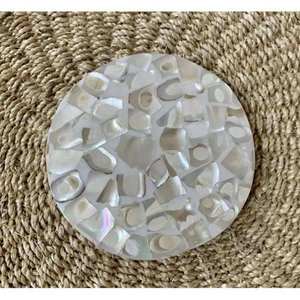 Sous-verres en bois imperméables de 5 mm pour boissons chaudes - Haute qualité, durables, logo personnalisé, couleur/taille, impression UV, écologiques, cadeaux de mariage - Product Image 2