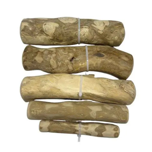 Palo para masticar para mascotas de madera de café Natural, juguete seguro para masticar perros para masticadores fuertes, ayuda a limpiar los dientes y refrescar el aliento - Product Image 1