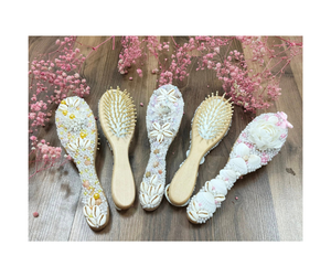 หวีเปลือกหอยเวียดนามทำด้วยมือ-หวีเปลือกหอยสำหรับจัดแต่งทรงผมและอุปกรณ์ตกแต่งชายหาด-99งานฝีมือเปลือกหอย - Product Image 4