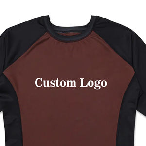 La mejor calidad Plain Mma Rash Guard Custom Compression Gym Wear Gym Training Rash Guard Camisas - Product Image 4
