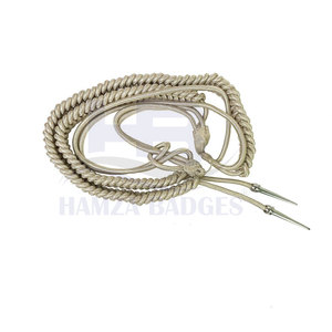 Cordon d'épaule réglable léger et écologique en nylon et polyester tressé durable pour les uniformes de tenue formelle-Cordon de citation - Product Image 1