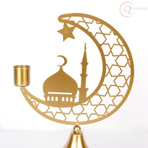 Decoración de Mesa para Ramadán con Patrones Islámicos Artísticos |   Artículo Decorativo de Escritorio Metálico, Personalizable, Impermeable, para la Temporada Festiva - Product Image 2