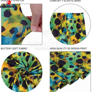 Leggings de sport pour femmes OEM, taille mi-haute, en spandex/nylon, motif uni, fessier galbé, taille élastique, fermeture personnalisable, fitness - Product Image 6