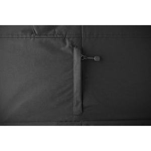 แจ็คเก็ตโพลีเอสเตอร์มีฮู้ดสีดำสำหรับผู้ชายเสื้อวิ่งกันลมแจ็คเก็ตกันลมระบายอากาศได้ดี - Product Image 4