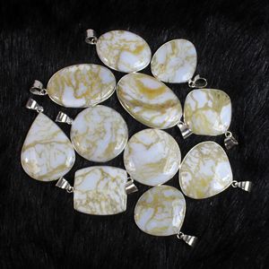 จี้อัญมณีโอปอลมอสที่สวยงามเครื่องประดับเงิน unisex ชุดฝาโบฮีเมียนสำหรับเป็นของขวัญ - Product Image 3