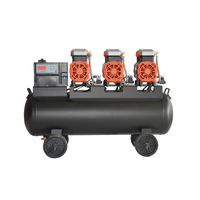 Usine professionnelle Compresseur d'air silencieux sans huile à piston 90L Compresseur d'air silencieux de qualité industrielle pour une utilisation en atelier