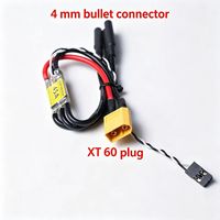 Apisqueen ESC de 7.4V a 22.2V 45A para Control Bidireccional de Motor 1:1 para Vehículos RC, Propulsor Subacuático, Drones Personalizados, Autos de Carreras