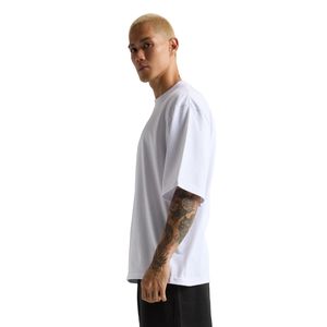 T-shirt pour homme 100% coton 40g Streetwear oversize recadrée style décontracté 220 grammes tissu poids solide motif tissé lourd - Product Image 3