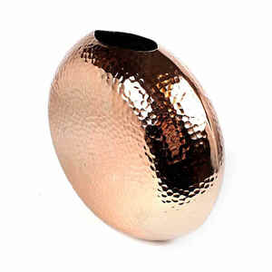 แจกันดีไซน์กลีบดอกไม้โลหะหรูหราสำหรับสภาพแวดล้อมในบ้านที่ซับซ้อนและการจัดแสดงที่หรูหรา - Product Image 6