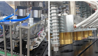 Machine de remplissage et de scellage automatique rotative pour capsules de café, à tête unique, entraînée par un servomoteur, pour cartons et boîtes, vente chaude en Chine