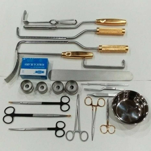2025 Instruments de chirurgie générale manuels réutilisables en acier inoxydable personnalisés Double ensemble 17 pièces - Product Image 6