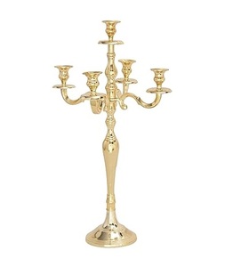 Finest Quality Mirror Finished <b>Candelabra</b> Unique Design 3 Arms Brass <b>Candelabra</b> Available for Wholesale Supplier From India. - Product Image 2