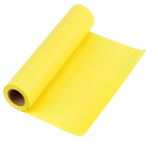 Sunny yellow <b>coloured</b> paper <b>roll</b> available at wholesale prices, single bright yellow paper <b>roll</b> available at wholesale prices - Product Image 1