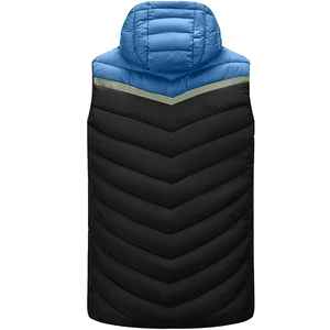 Chaleco acolchado sin mangas de invierno personalizado para mujer con capucha de piel cálida Chaleco acolchado con cremallera para mujer Ropa exterior de punto Logotipo personalizado - Product Image 4