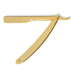 Barbar personnalisé coupe gorge simple lame barbier rasoir droit en gros en acier inoxydable visage rasage zéro déchet rasoir de sécurité - Product Image 3