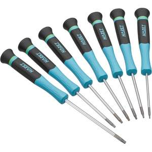 Juego de Destornilladores Electrónicos Hazet TORX de 7 Piezas para Trabajos de Precisión - Product Image 1