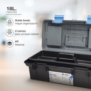Caja de Herramientas 18L. 480x245x215 mm. (GSC 502080001) - Product Image 2