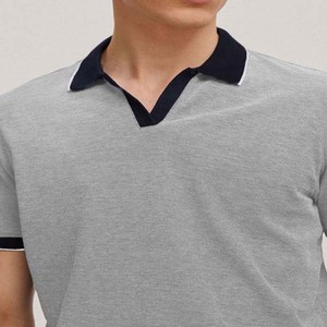 เสื้อเชิ้ตผู้ชายแขนสั้นผ้าฝ้าย & เส้นใยไม้ไผ่ลำลองไซส์ใหญ่พิเศษปักโลโก้ได้ตามต้องการระบายอากาศได้ดี - Product Image 4