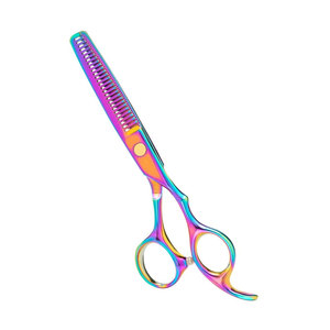 กรรไกรซอยผมมืออาชีพ เครื่องมือตัดผมสแตนเลส อุปกรณ์ร้านตัดผม คุณภาพสูง - Product Image 1