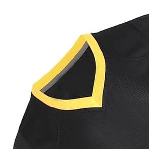 Maillot en maille noire et jaune de haute qualité, maillot en maille sur mesure, uniforme de football américain, maillot de football américain - Product Image 6