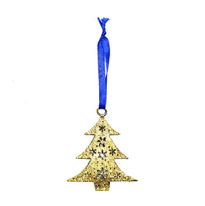 Glitter Green Silver <b>Christmas</b> <b>Tree</b> <b>Hanging</b> Ornament Decoration for Holiday Festive <b>Tree</b> Home Decor Gift Piece - Product Image 2