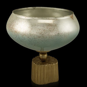 Round Shape Different Size Metal Arabian <b>Dessert</b> Serving <b>Bowl</b> Dinnerware Handmade Leafy Handle Design <b>Bowl</b> - Product Image 2