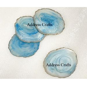 Best Selling High Quality Resin Coasters Custom Color Decorative Tea <b>Cup</b> <b>Mats</b> & Pads Tableware for Drinkware - Product Image 1