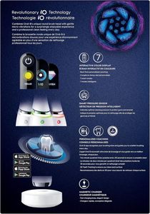 Cepillo de dientes eléctrico Oral-B iO Serie 9 con 4 cabezales de repuesto Oral-B, Blanco Alabastro - Product Image 6