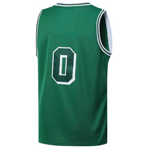 Chaleco de Baloncesto Transpirable para Hombre, Diseño de Parches, Alta Calidad, MOQ Bajo, Tallas Grandes, Secado Rápido, Venta al Por Mayor 2025 - Product Image 2