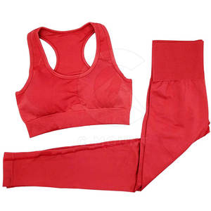 Low MOQ Custom Wear Yoga Set For Women Fashion High Quality <b>Tight</b> Fitness Wear Women Yoga Set - Product Image 1