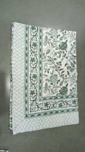 ผ้าปูโต๊ะลายดอกไม้พิมพ์มือแบบอินเดีย ผ้าฝ้าย สำหรับตกแต่งโต๊ะอาหาร สวยงาม เหมาะสำหรับงานแต่งงานและงานเทศกาล - Product Image 2