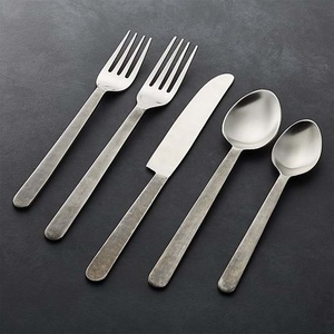 Juego de cubiertos de chef de acero inoxidable portátil con estilo coreano, primera opción, logotipo personalizado, cuchillos de plata y cuchara, juego de cubiertos con tenedor - Product Image 2