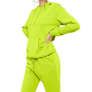 Sudadera con capucha de gran tamaño de algodón pesado hombro caído pulóver cómodo mujeres sudaderas con capucha - Product Image 2