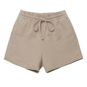 Wholesale Custom Cotton French Terry Sort Breathable Elastic Waist Drawstring <b>Women</b> Summer <b>Beach</b> Workout Casual <b>Shorts</b> - Product Image 3