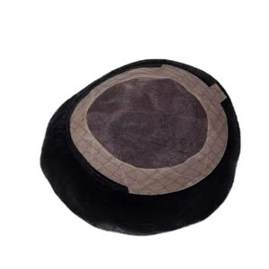 Prótesis capilar de cabello humano con base mono, peluca de cabello humano con base mono, cabello Taz BD - Product Image 4