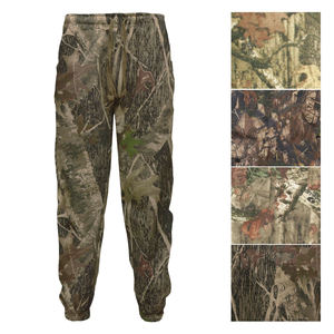 Pantalons cargo en denim premium en gros, imprimé léopard, camouflage, coton, jeans évasés pour hommes - Product Image 5