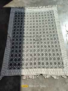 Newly Designed Luxury Woven Indian Cotton Eco-Friendly Breathable <b>Throw</b> <b>Blankets</b> Block Print Beach Picnic Decorative Couch - Product Image 3