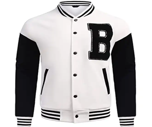 Chaquetas Varsity Casuales OEM para Invierno, Cuello Redondo, Cierre de Cremallera, Procesamiento Completo, Varsity para Hombre, Chaqueta Varsity Personalizada - Product Image 2