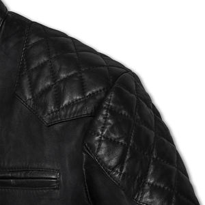 Chaqueta de Cuero para Hombre, Estilo Motero Clásico, Chaquetas de Cuero para Hombre, Nuevo Modelo, Chaqueta de Cuero de Diseño de Moda de Alta Calidad para Hombre - Product Image 4