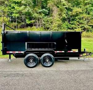 Remolque de Caja Abatible para ATV de Alta Productividad con Motor y Engranajes para Uso Forestal y Agrícola - Product Image 1